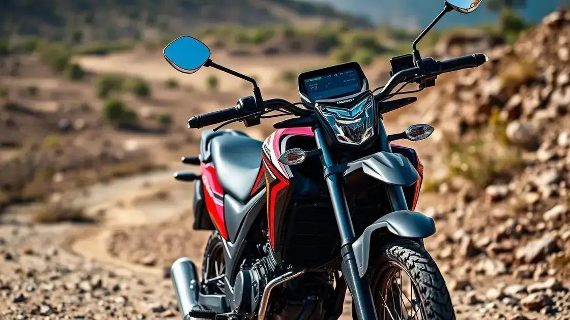 Principais características da Honda NXR 160 Bros