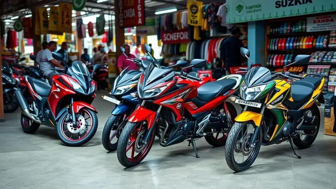 Principais marcas de motos e suas vendas