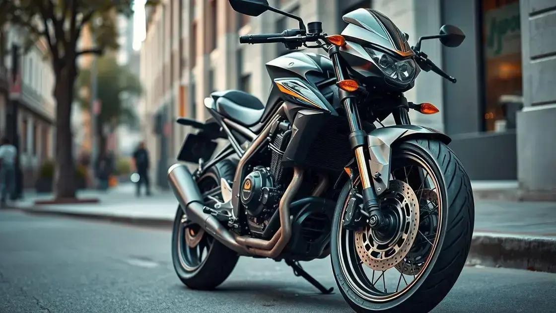 Características de uma moto potente e econômica