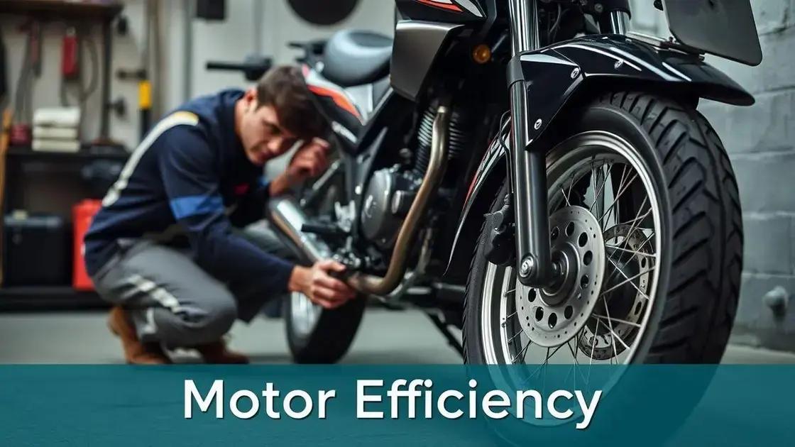 Dicas práticas para manter sua moto eficiente